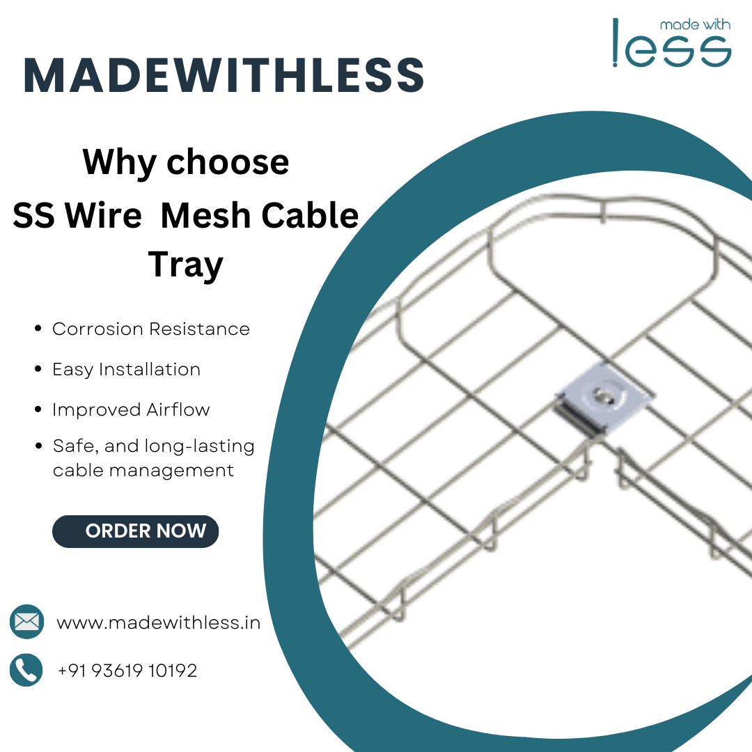 SS Wire mesh Cable Tray